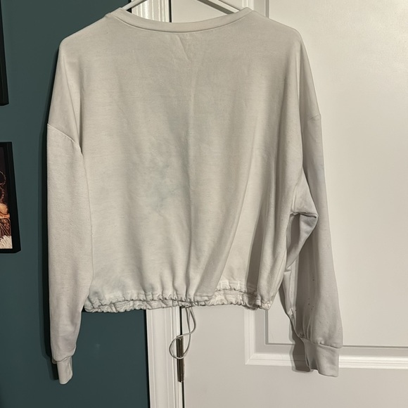 White L Sinch Waist Sweater - Picture 4 of 5
